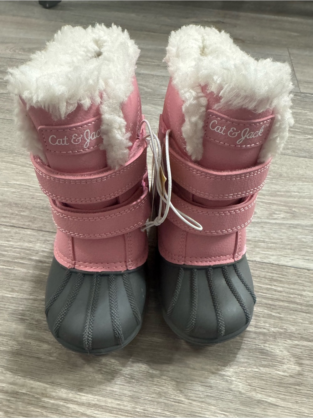 Cat & Jack Pink Winter Boots size 8C